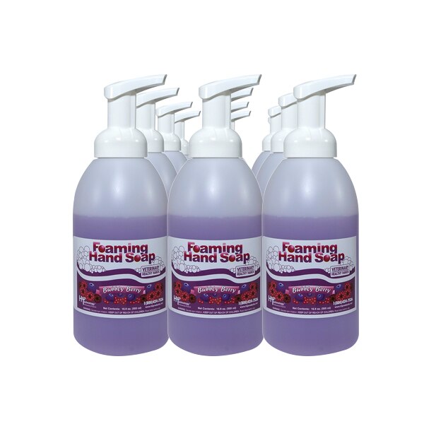 Veterinary Healthy Hands Bubbly Berry 12/16 oz Pump Case