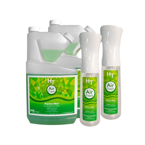 HT Air Fresh Alpine Mist Two Quarts and Two Sprayer Case