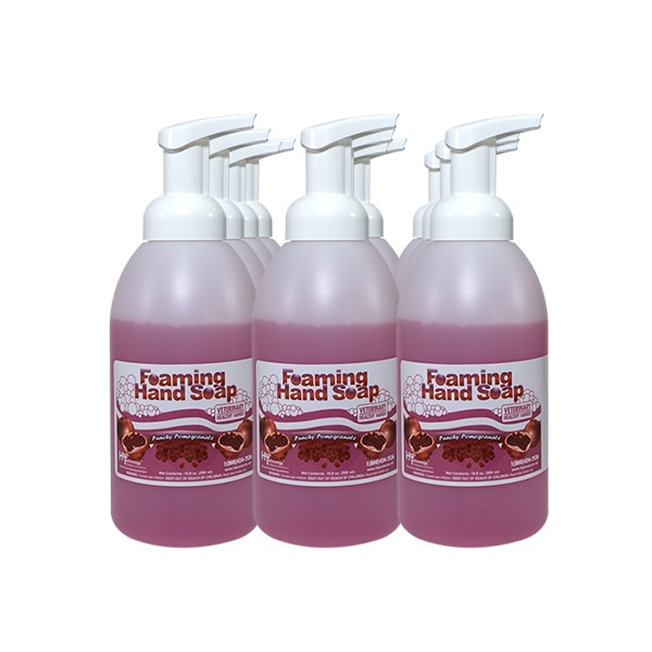 Veterinary Healthy Hands Punchy Pomegranate 12/16oz Pump Case