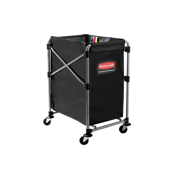 Rubbermaid Commercial Collapsible 4 Bushel 24x20 Laundry Cart