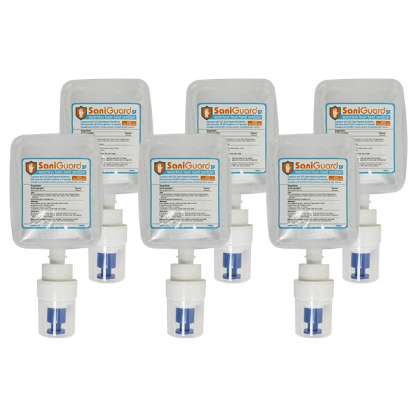 SaniGuard Waterless Foaming Hand Sanitizer 6/1000ml case
