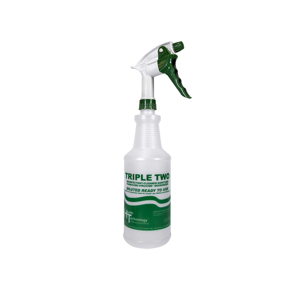 Triple Two Disinfectant Cleaner Deodorizer Premium Trigger Sprayer Bottle