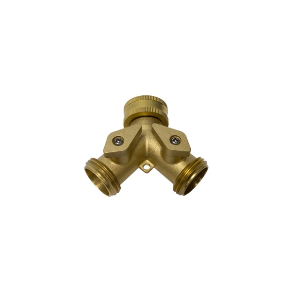 Brass Y Split Hose Connector